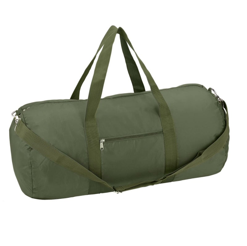 Vorspack Duffel Bag 24 Inches Foldable Lightweight Gym Bag with Inner Pocket for Travel Sports - Green - Image 1